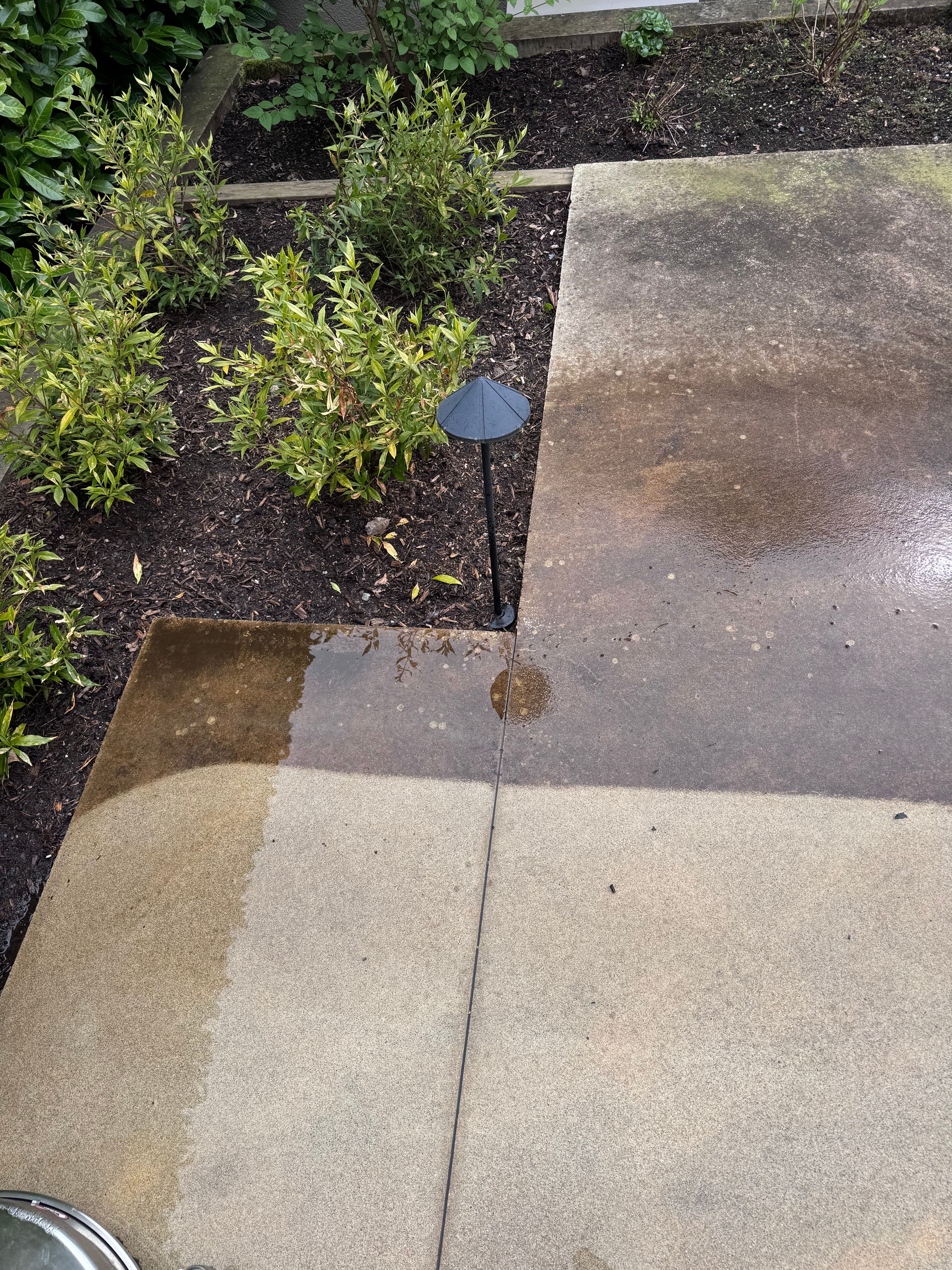 Clean back patio